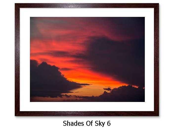 Shades Of Sky Framed Print